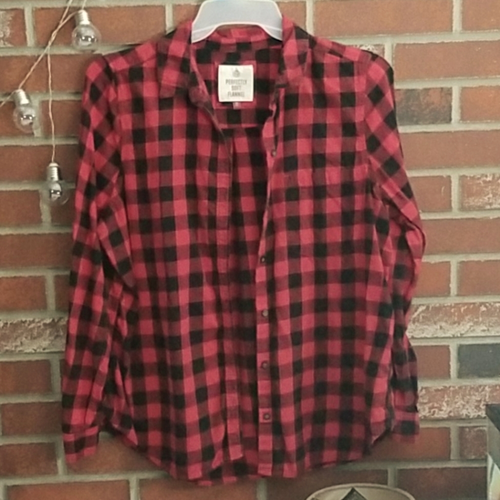 SO brand Flannel Button Up